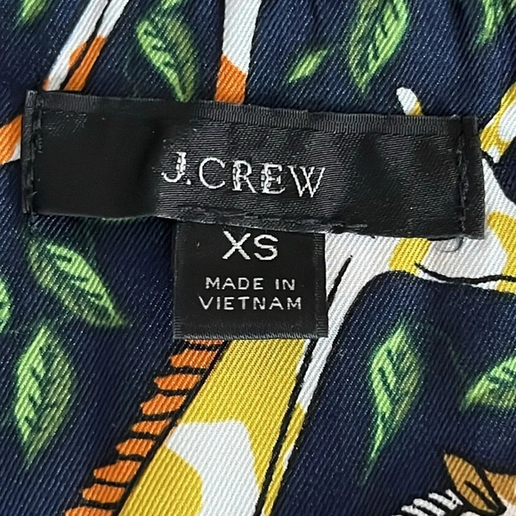 J. Crew Jenny Giraffe Drop Waist Long Sleeve Dress - Size XS (oversized) - Picture 5 of 8